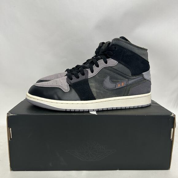 Nike Air Jordan 1 Mid Craft Inside Out “Black Cement Grey” main image 4